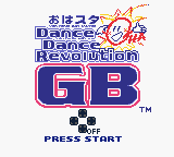 Ohasuta Dance Dance Revolution GB (Japan) Title Screen